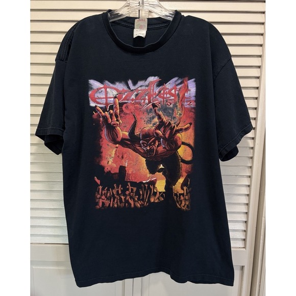Other - Vintage Ozzfest 2002 Tour Concert Tshirt Rock Band Size XL Devil Y2K Short Sleev